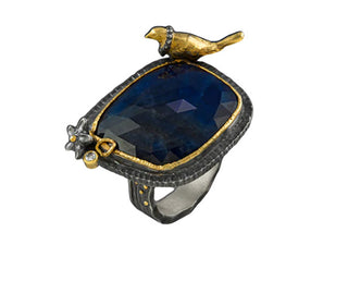 Sapphire Bird Ring