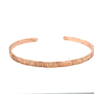 Rose gold cuff