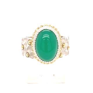 Chrysoprase ring