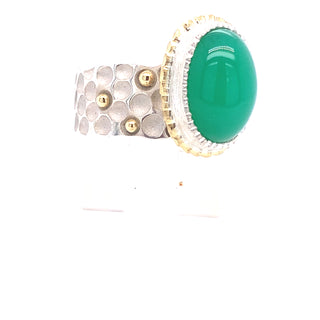 Chrysoprase ring