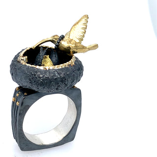 Hummingbird Nest Ring
